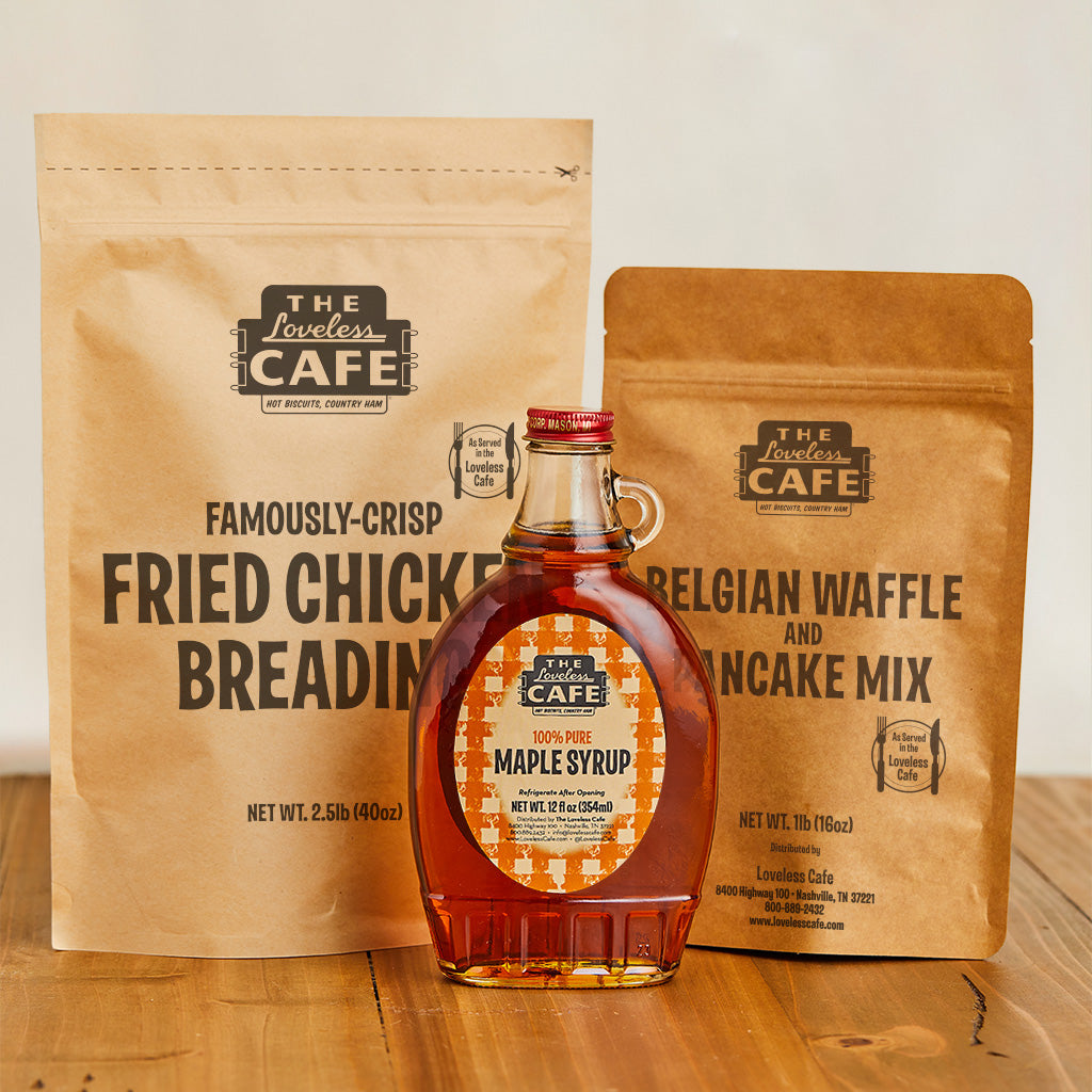 Chicken and Waffles Gift Set Loveless Cafe The Loveless Cafe