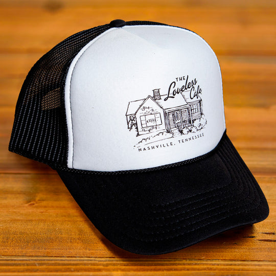 Cafe Illustration Trucker Hat