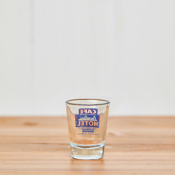 Motel Sign Shot Glass