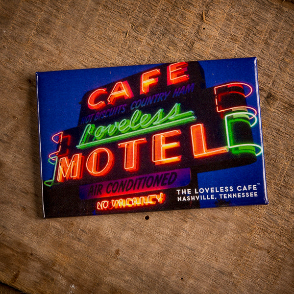 Loveless Cafe Neon Logo Night Magnet