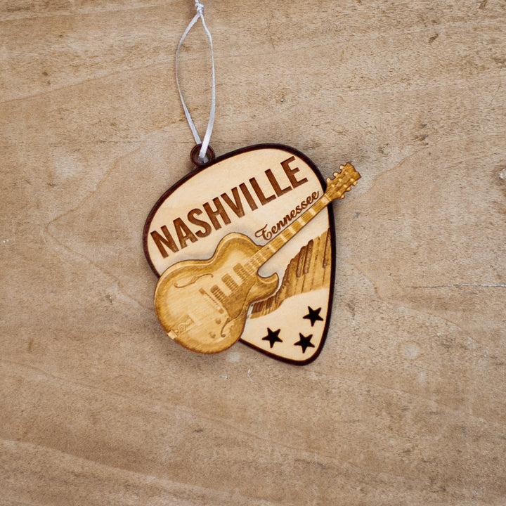 Nashville Guitar Pick Ornament