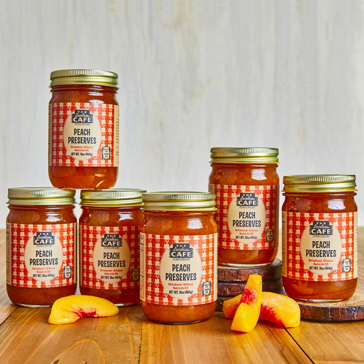 Loveless Cafe Peach Jam Preserves Case of 6