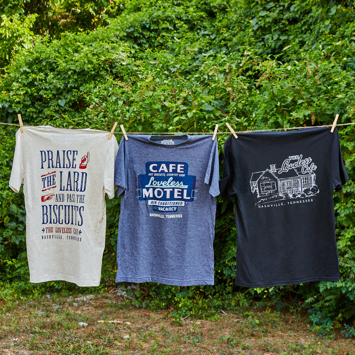 Motel Sign Tee - Navy