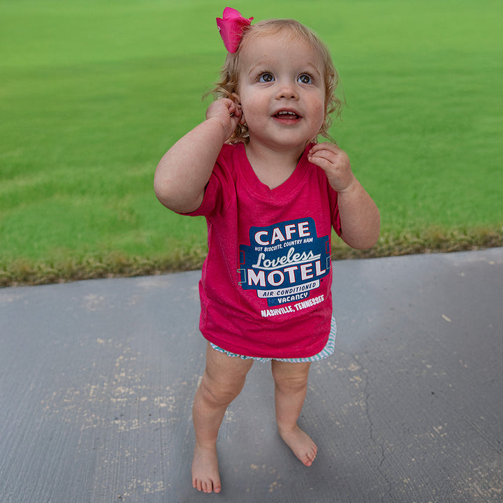 Toddler Motel Sign Tee