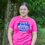 Motel Sign Tee - Pink