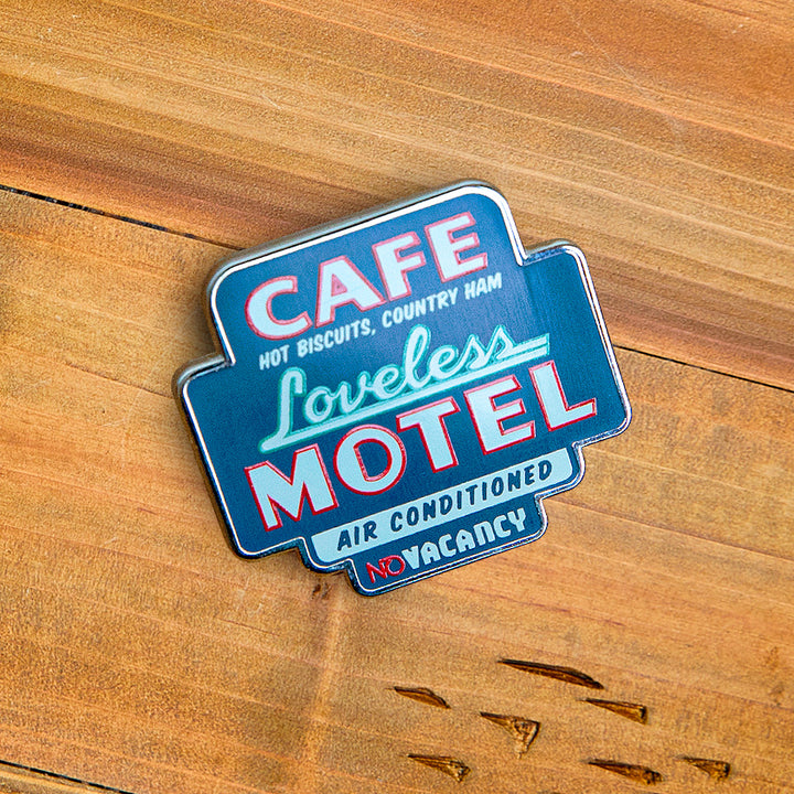 Motel Sign Pin