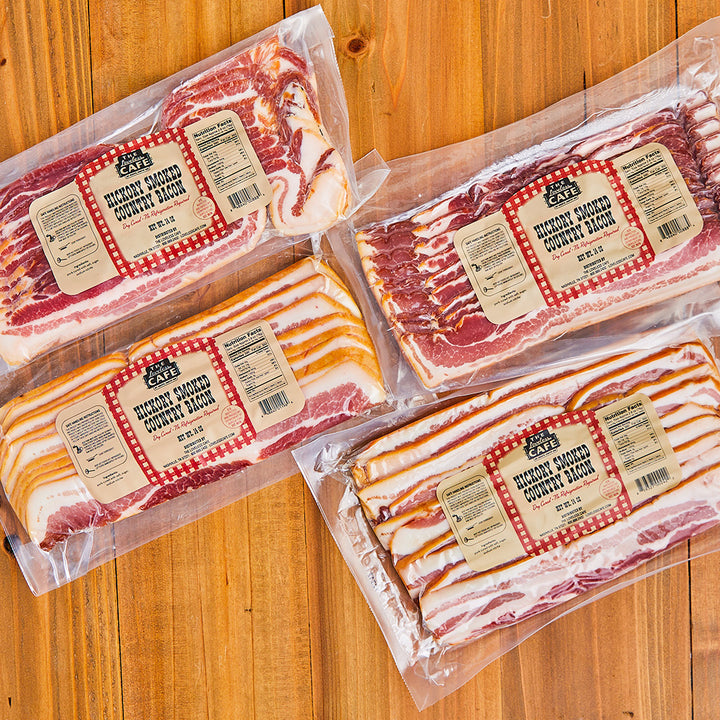 4 packs Hickory Smoked Country Bacon