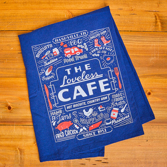 Loveless Collage Tea Towel