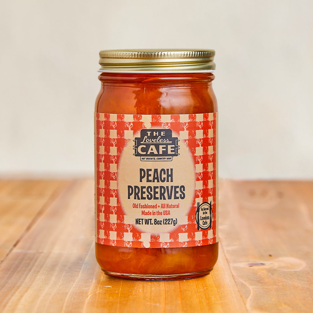 Peach Jam Preserves 8oz | Loveless Cafe