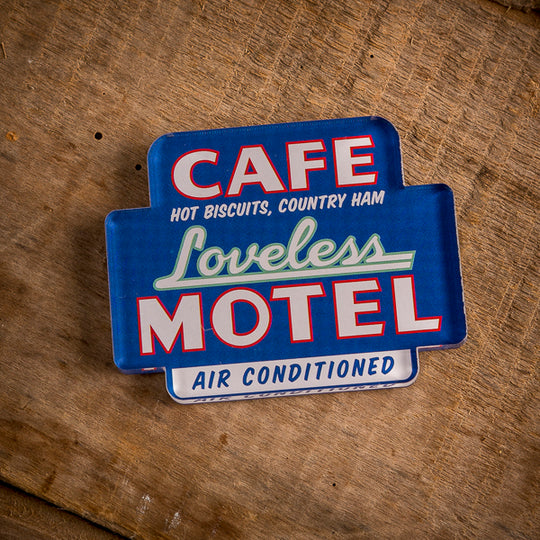 Loveless Cafe Magnet - Motel Sign design