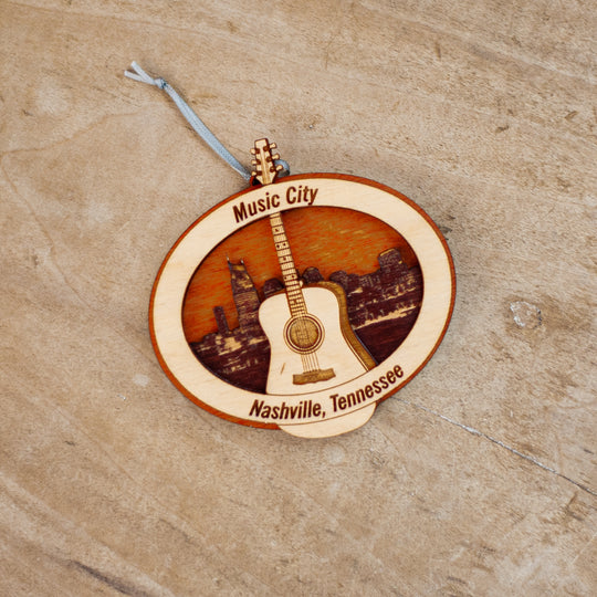 Music City Ornament with Skyline