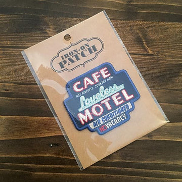 Load image into Gallery viewer, Loveless Cafe Patch - Motel Sign design