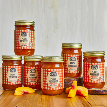 Load image into Gallery viewer, Loveless Cafe Peach Jam Preserves Case of 6