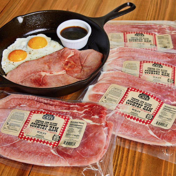 Country Ham Center Cut Slices - Set of 4