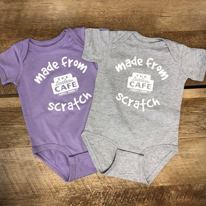 Loveless Cafe "Made From Scratch" Baby Onesie