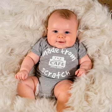 Load image into Gallery viewer, &amp;quot;Made From Scratch&amp;quot; Baby Onesie
